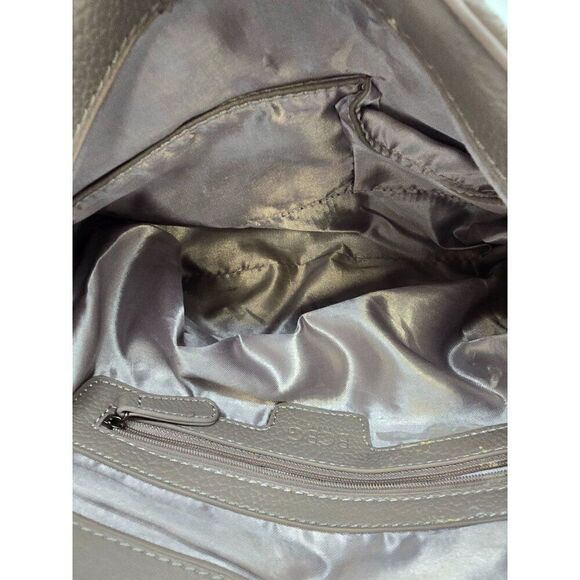 BCBG Paris Quilted Leather Crossbody Bag With Chain Strap - Picture 10 of 12